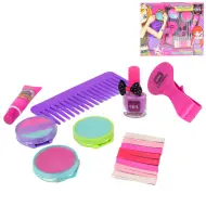 Fashion Girl: Grande set di trucco con gessetti per capelli, lucidalabbra e accessori