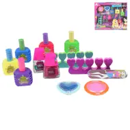 Fashion Girl: Set di trucco con gessetti per capelli, trucchi e separatore per dita in spugna