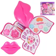 Fashion Make Up: Palette di trucco a tre livelli a forma di labbra