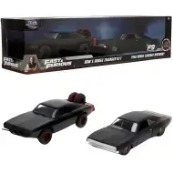 Fast &amp; Furious: Dom Toretto Dodge Charger R/T 1970 &amp; Dodge Charger Widebody 1968 modellino in metallo confezione da 2 pezzi in scala 1/32 13cm - Jada Toys
