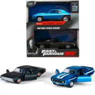 Fast &amp; Furious: Pacchetto da 2 pezzi 1969 Chevrolet Camaro e 1968 Dodge Charger Widebody in scala 1/32 - Jada Toys