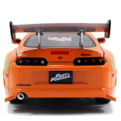 Fast & Furious: Personaggio di Brian e modello di auto Toyota Supra 1/24 - Simba Toys immagine 5