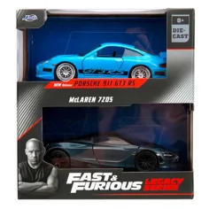 Fast & Furious: Porsche 911 GT3 RS e McLaren 720S set da 2 pezzi in scala 1/32 - Jada Toys immagine 2