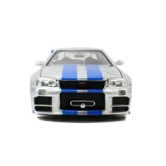 Fast & Furious: modellino automobilistico in scala 1:24 della Nissan Skyline GT-R (BNR34) del 2002 di Brian - Simba Toys immagine 2