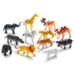 Faunica: Set di 12 figure di animali selvatici - Woodyland immagine 2
