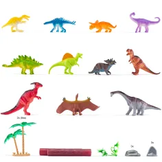 Faunica: Set di dinosauri in secchio - Woodyland immagine 2