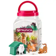 Faunica: Set di giochi per animali domestici in secchio - Woodyland