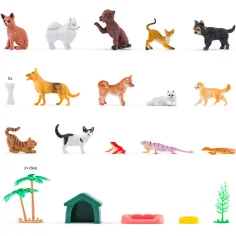 Faunica: Set di giochi per animali domestici in secchio - Woodyland immagine 2