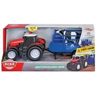 Fendt Farm trattore con rimorchio per trasporto animali 26cm - Dickie Toys