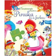 Fiabe con puzzle: Cappuccetto Rosso e il lupo libro di fiabe