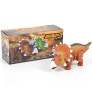 Figura di dinosauro Triceratopo con effetti luminosi