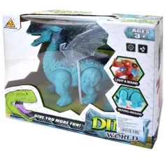 Figura di drago a batteria con luce 25 cm immagine 2