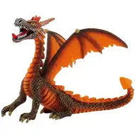 Figura di drago arancione seduto - Bullyland