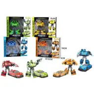 Figura robot trasformabile in auto 15 cm in diverse varianti