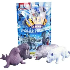 Figurine a sorpresa di predatori artici allungabili immagine 2