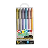 Fiorella set di penne gel metallizzate 6 pezzi - Carioca