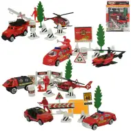 Fire Crew: Set di gioco dei pompieri con veicoli e accessori in diverse varianti 1 pezzo