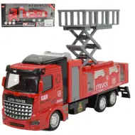 Fire Rescue: Camion dei pompieri con piattaforma aerea a frizione 19 cm