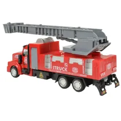 Fire Rescue: Camion dei pompieri con scala a frizione 22cm immagine 5