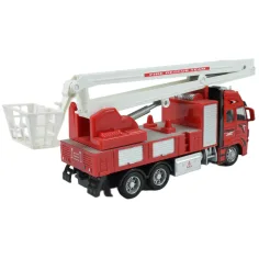 Fire Truck: Camion dei pompieri a frizione in vari modelli 19 cm immagine 9