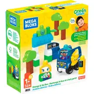 Fisher-Price: Fermata dellautobus Green Town con stazione di ricarica - Gioco di costruzione Mega Bloks