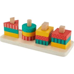 Fisher-Price: Gioco di sviluppo in legno con forme ad incastro - Mattel immagine 2