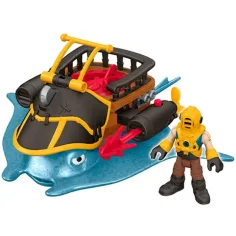 Fisher-Price: Imaginext Capitano Nemo e razza set da gioco pirata - Mattel immagine 2