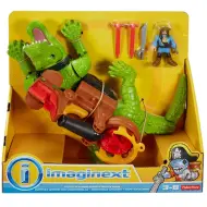 Fisher-Price: Imaginext coccodrillo e set da gioco Capitan Uncino - Mattel