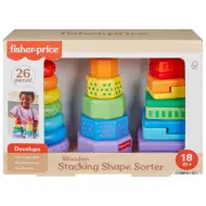 Fisher-Price Set di giochi piramide impilabile e selezionatore di forme colorate - Mattel