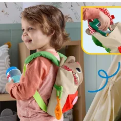 Fisher-Price: Zainetto con orsacchiotto - Mattel immagine 3