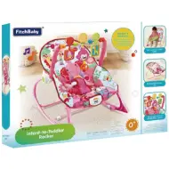 Fitch Baby: Poltroncina rosa per bambini con elefante, suono e vibrazione
