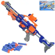 Flames Storm: Gigante pistola spara-spugne elettrica con luci, tamburo rotante e proiettili 73cm