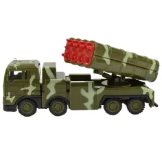 Forza Militare: Camion militare con lanciarazzi mimetico 16cm immagine 3
