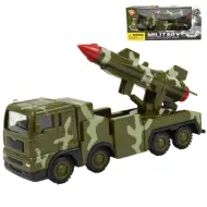 Forza militare: Camion mimetico militare con razzo 16cm