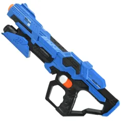 Frantic Launcher: Lanciatore manuale di proiettili in spugna con bersaglio e munizioni 49cm immagine 3