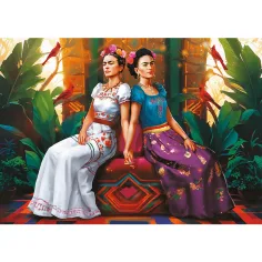 Frida Kahlo Due volti un’anima puzzle 1000 pezzi Premium plus quality - Trefl immagine 2
