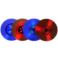 Frisbee luminoso in diverse varianti 23cm