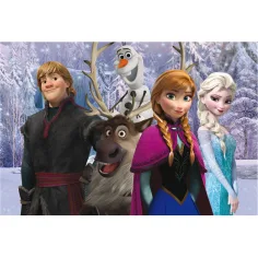 Frozen – Il potere dell’amicizia puzzle 2 in 1 da 108 pezzi e album da colorare 50x35cm – Lisciani immagine 2