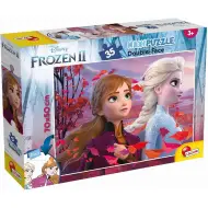 Frozen 2 2 in 1 maxi puzzle da 35 pezzi e album da colorare 70x50 cm - Lisciani