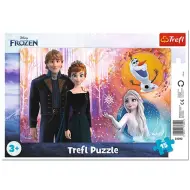 Frozen 2: Puzzle con cornice di ricordi felici 15 pezzi - Trefl