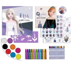 Frozen 2. Set creativo da 100 pezzi con album da colorare e adesivi immagine 2