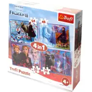 Frozen 2: Viaggio nellignoto 4 in 1 puzzle - Trefl