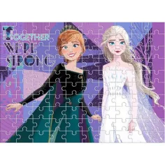 Frozen 2 colorabile 2 in 1 puzzle 100 pezzi immagine 3