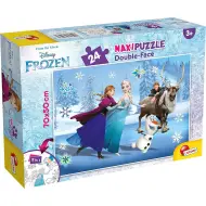 Frozen 2 in 1 maxi puzzle da 24 pezzi e album da colorare 70x50cm - Lisciani