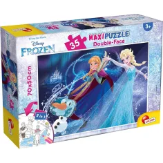 Frozen 2 in 1 maxi puzzle da 35 pezzi e album da colorare 70x50 cm - Lisciani