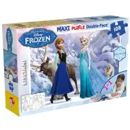 Frozen 2 in 1 puzzle da 108 pezzi e album da colorare 70x50cm - Lisciani