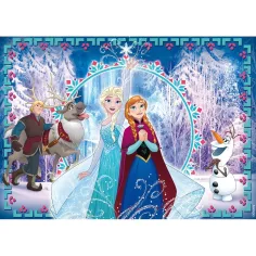 Frozen 2 in 1 puzzle da 250 pezzi e album da colorare 50x35 cm - Lisciani immagine 2