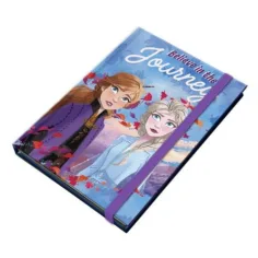 Frozen 2: taccuino con elastico in varie versioni, 10 x 13,5 cm immagine 5