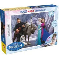 Frozen Divertimento e musica 2 in 1 maxi puzzle da 60 pezzi e album da colorare 70x50 cm - Lisciani