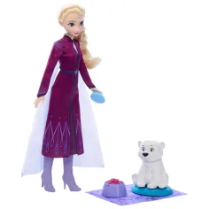 Frozen: Elsa e il piccolo orsetto polare set di personaggi giocattolo - Mattel immagine 3